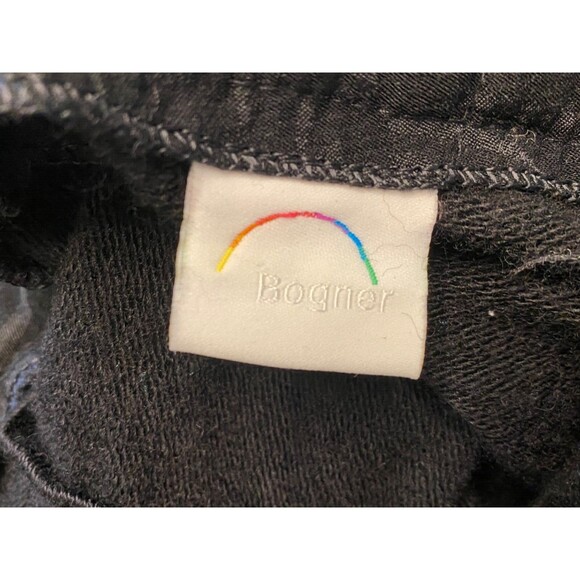 Vtg BOGNER Ski Pants Women's 6 Stirrup High Rise Snowboard Winter Black Floral - Picture 11 of 13